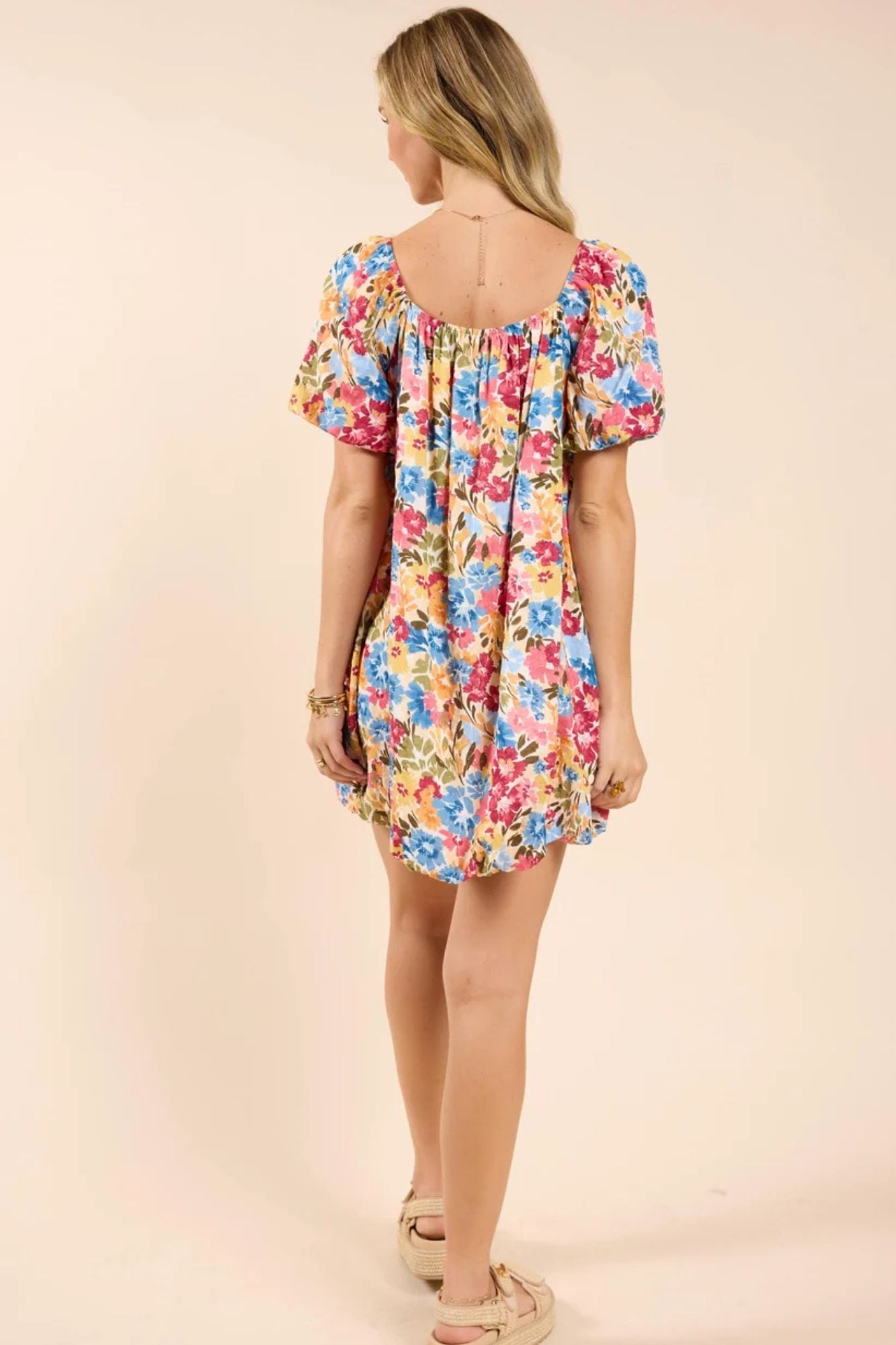 Nature's Palette Babydoll Bubble Dress