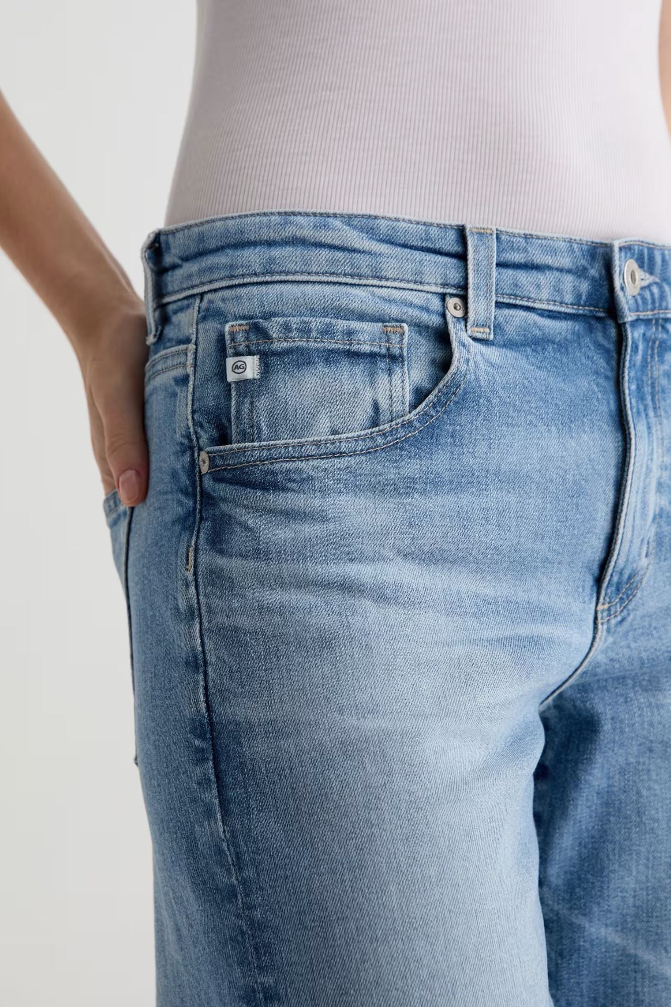 Adria Twisted Low-Rise Wide Leg