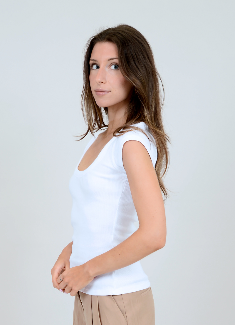 Scootie Scoop Neck Tee