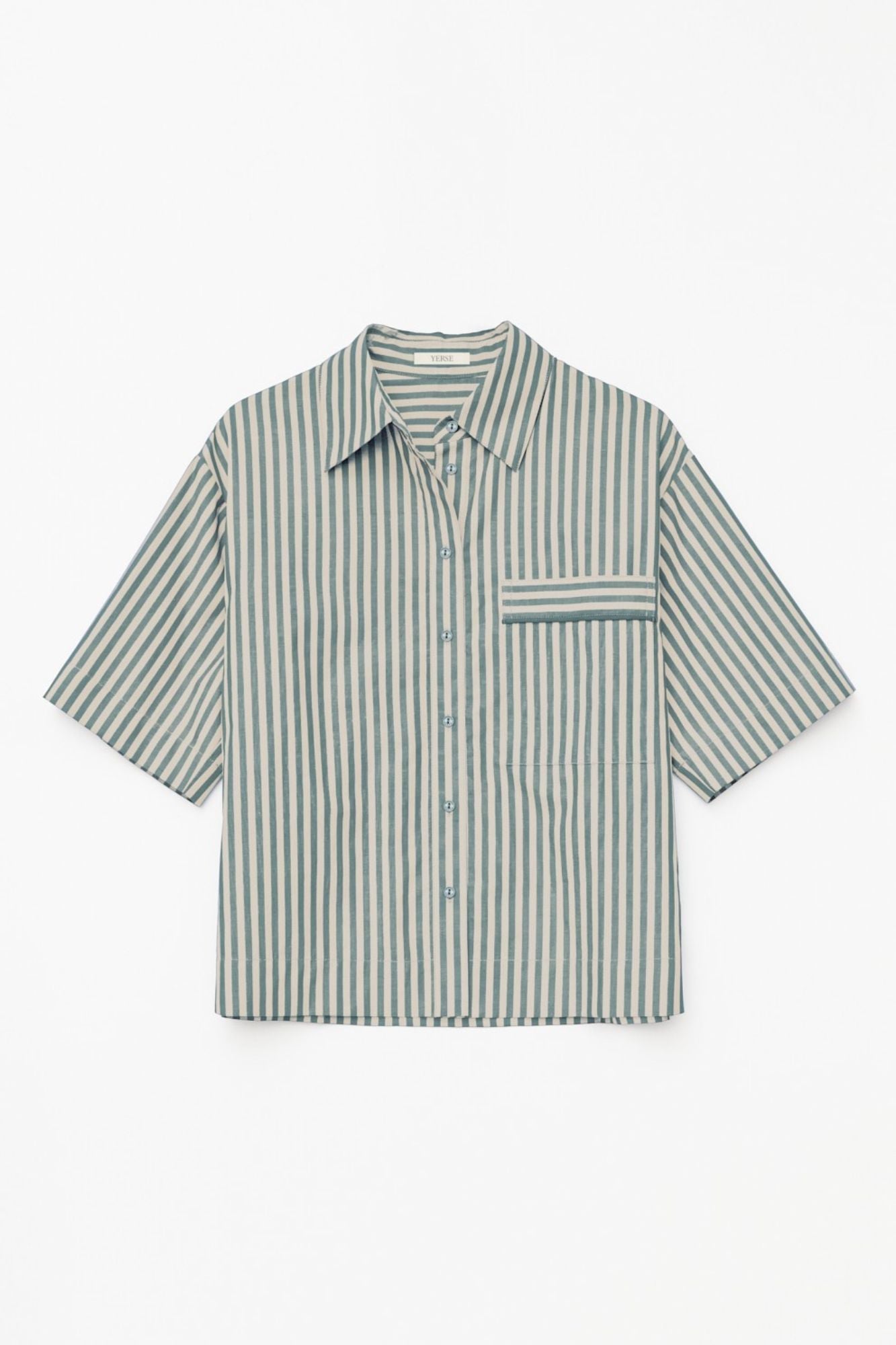 Striped Poplin Shirt