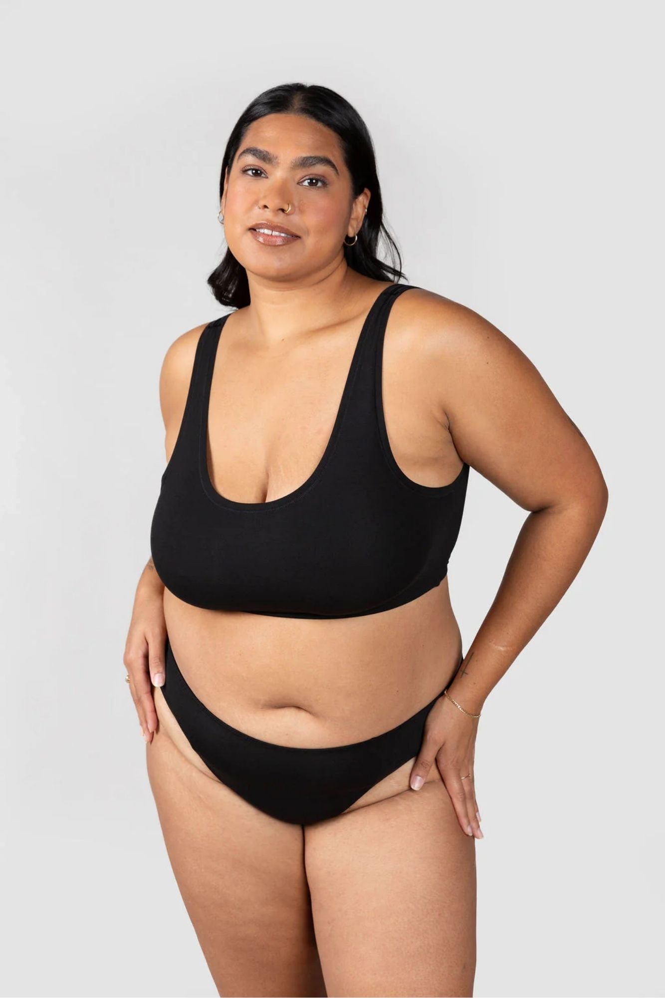 Low Profile Thong Mineral Undies | Black