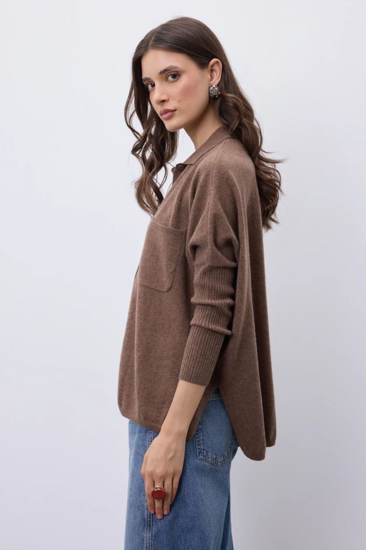 Andrea Poncho Sweater