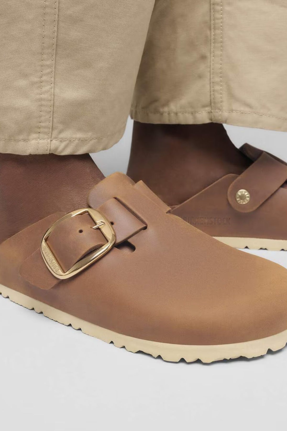 Boston Big Buckle Oiled Leather | Narrow