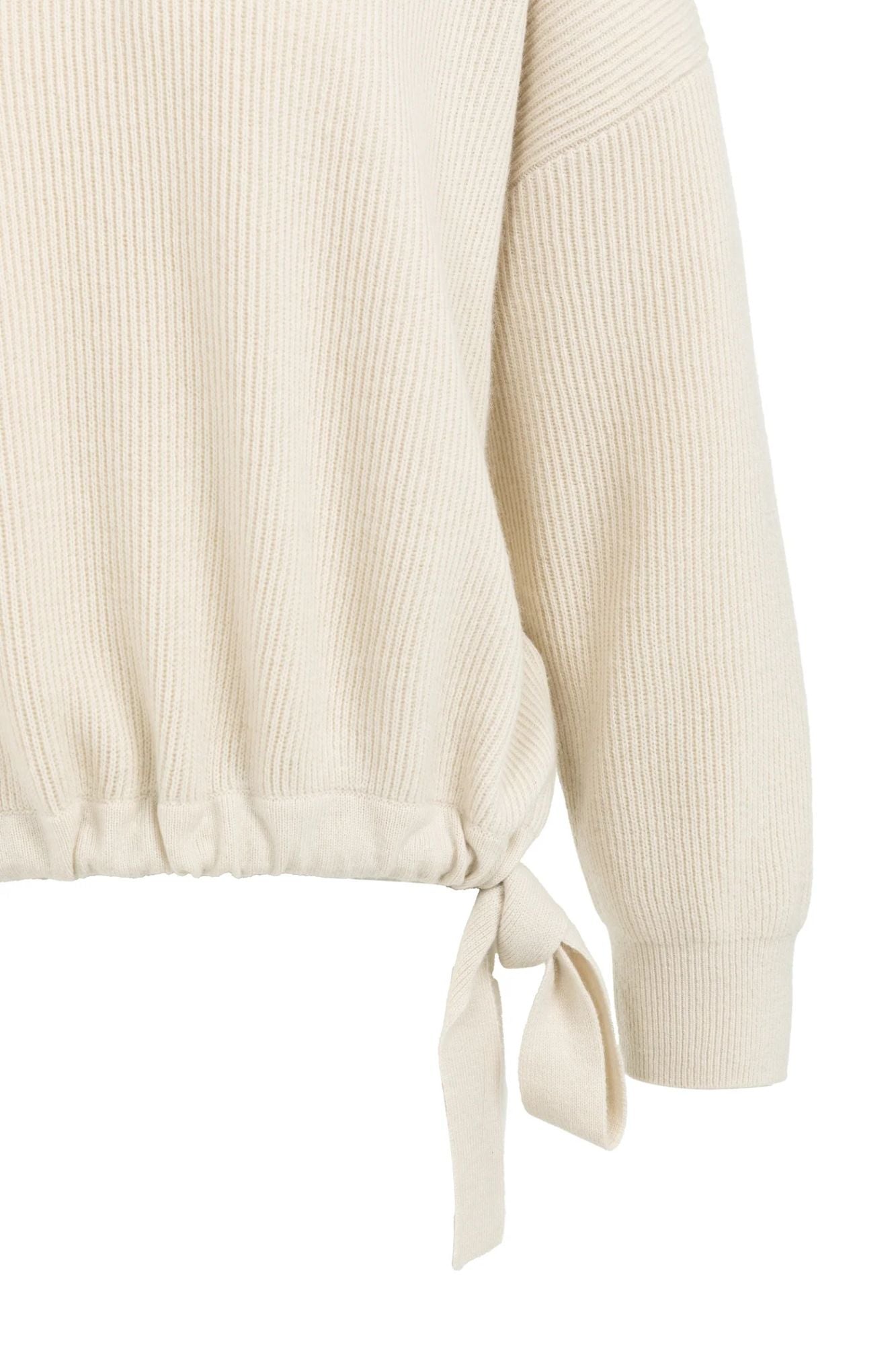 Knitted Sweater with Cords