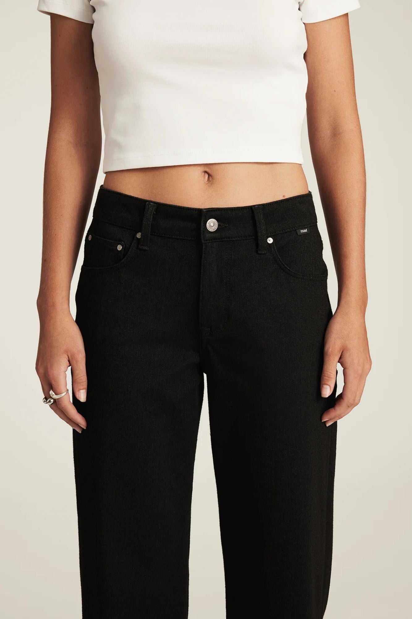 Sabrina Mid Rise Wide Leg Jean