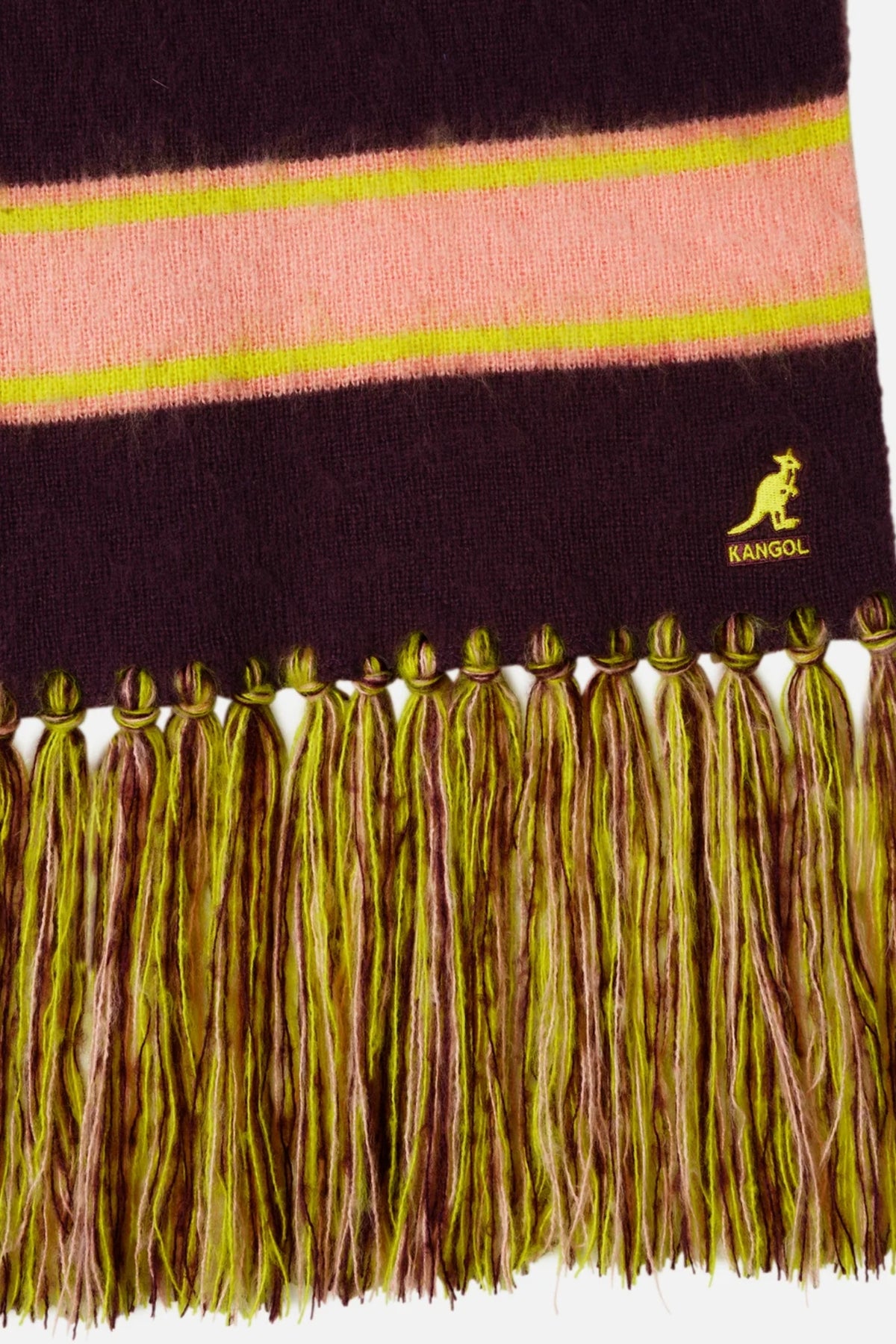 Fuzzy Stripe Scarf