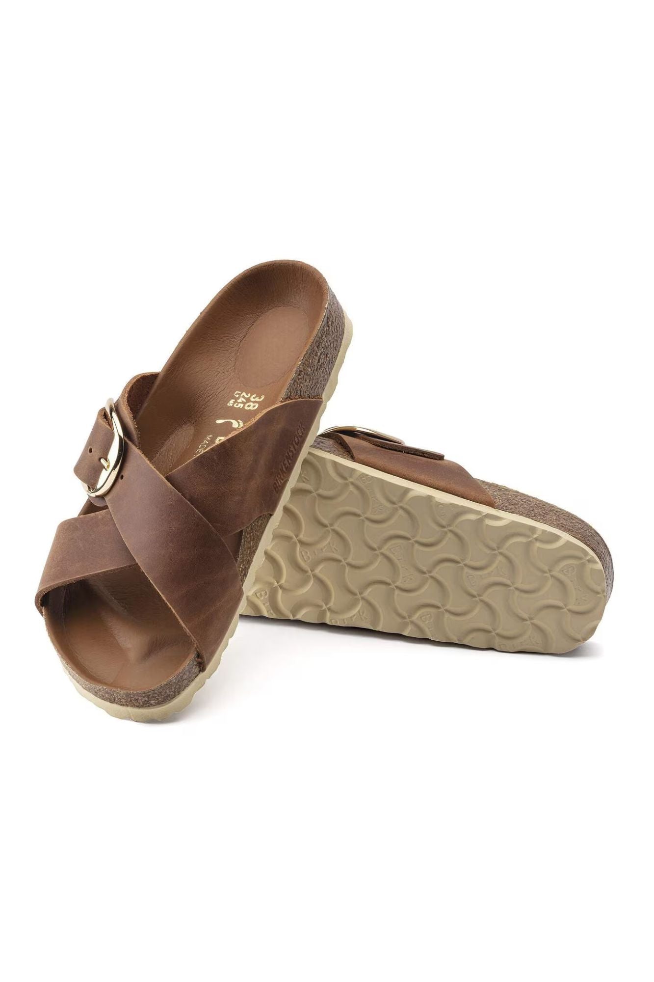 Siena Big Buckle Oiled Leather I Narrow