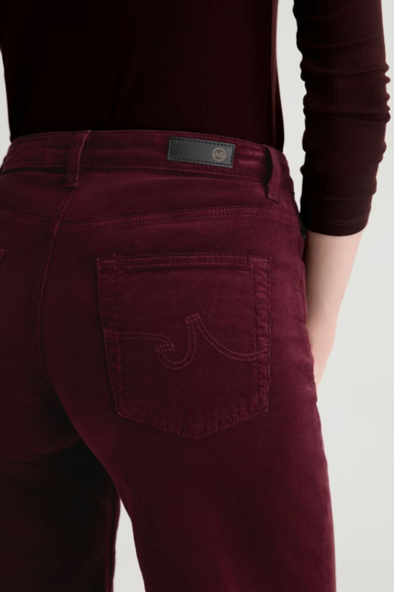 Saige Wide Leg Crop Cordouroy