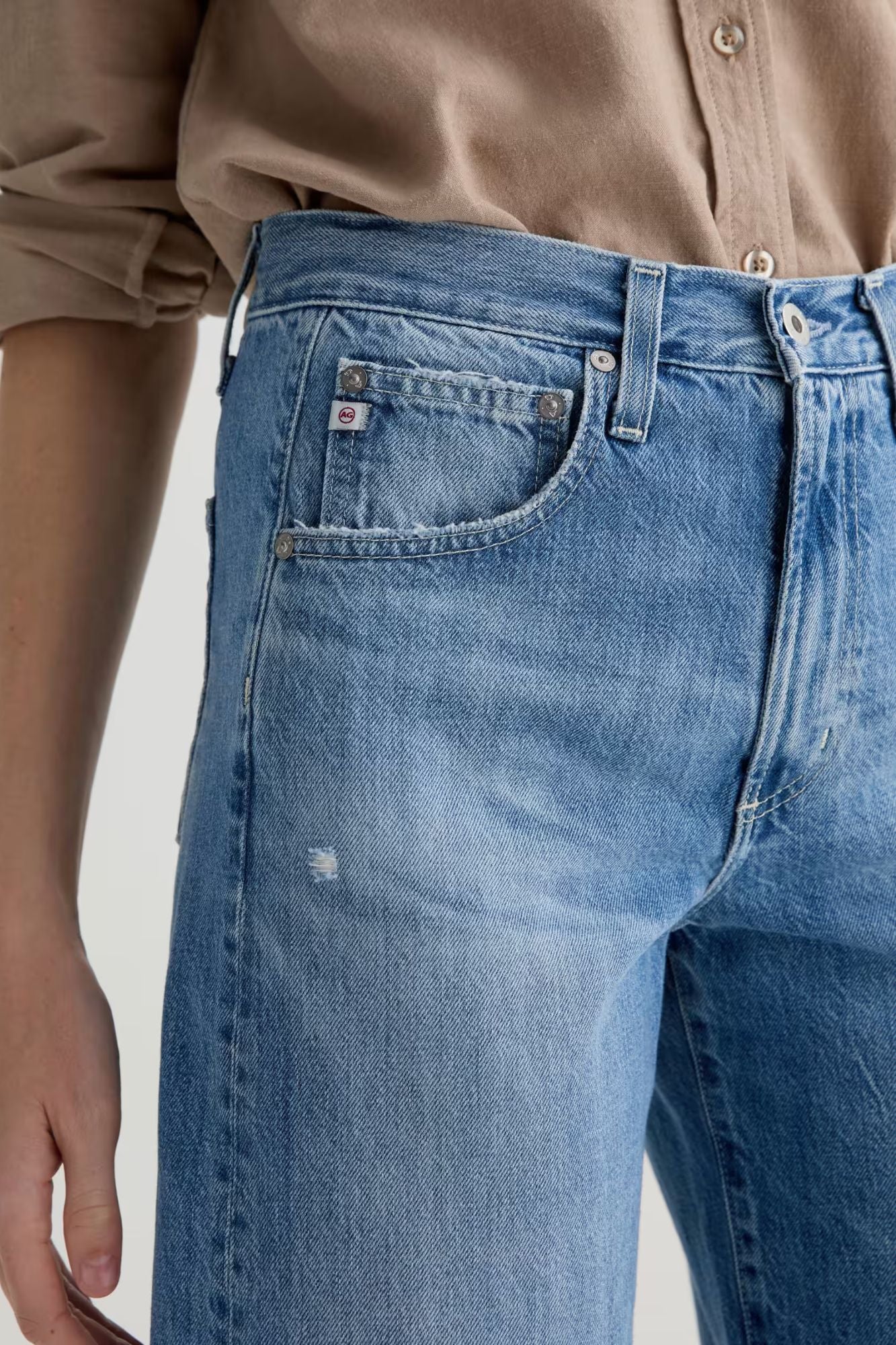 Hattie Crop High-Rise Barrel