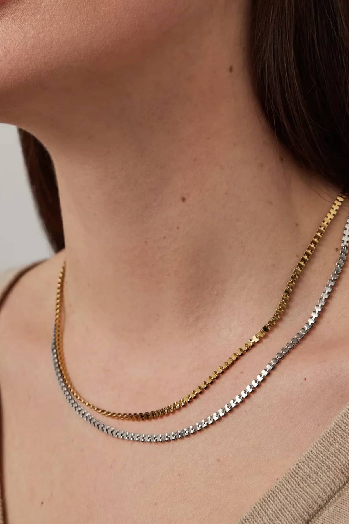 Double Amalfi Chain Necklace
