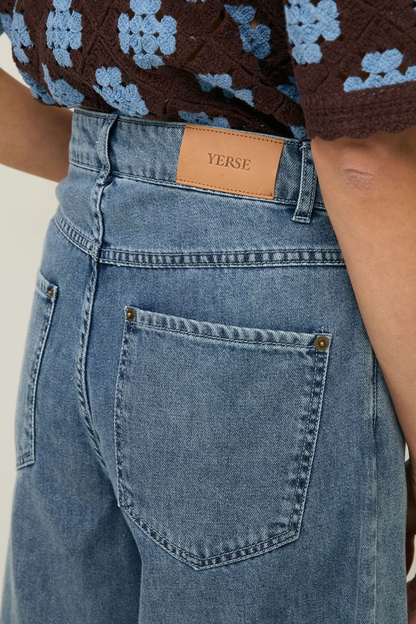 Denim Bermuda Shorts