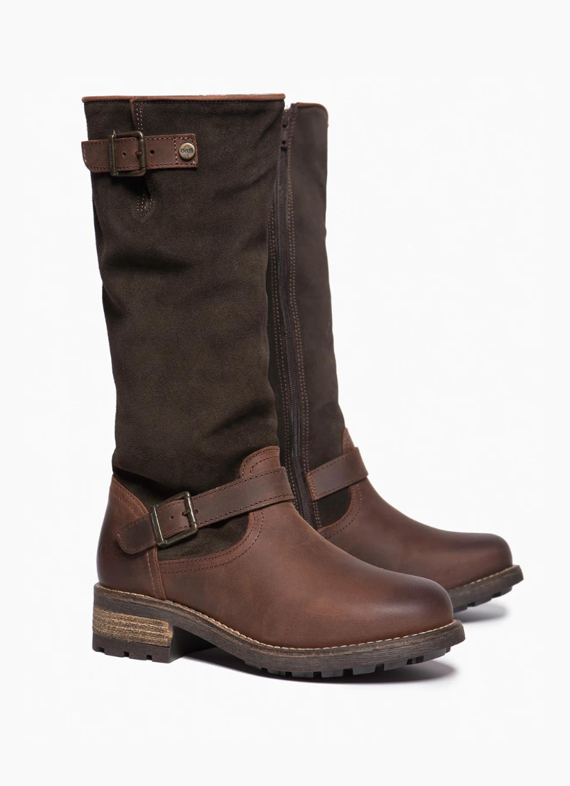 Botte haute Bridge Cesar en daim