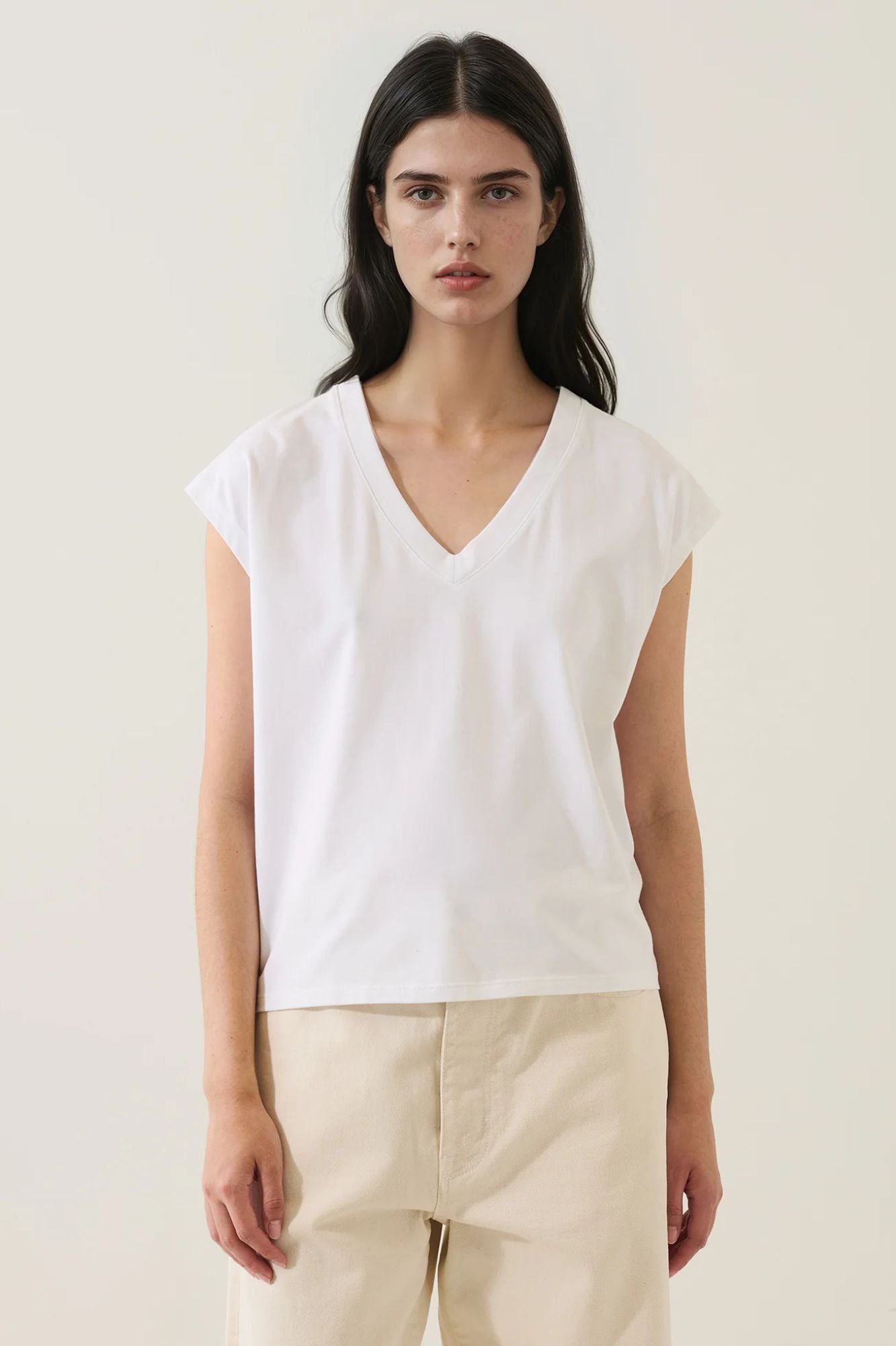 Iconic V Neck Dolman Tee