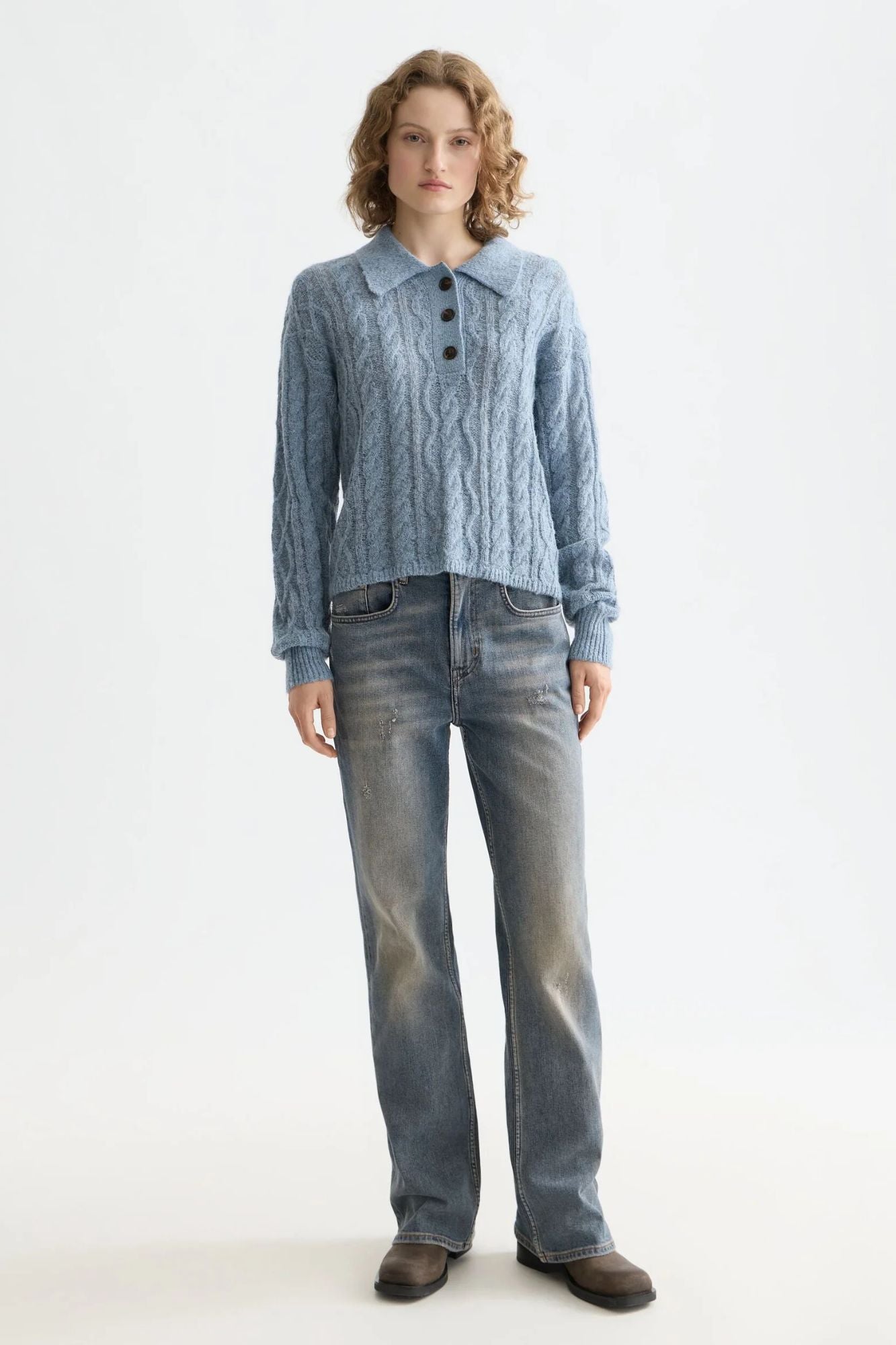 Collared Button Sweater