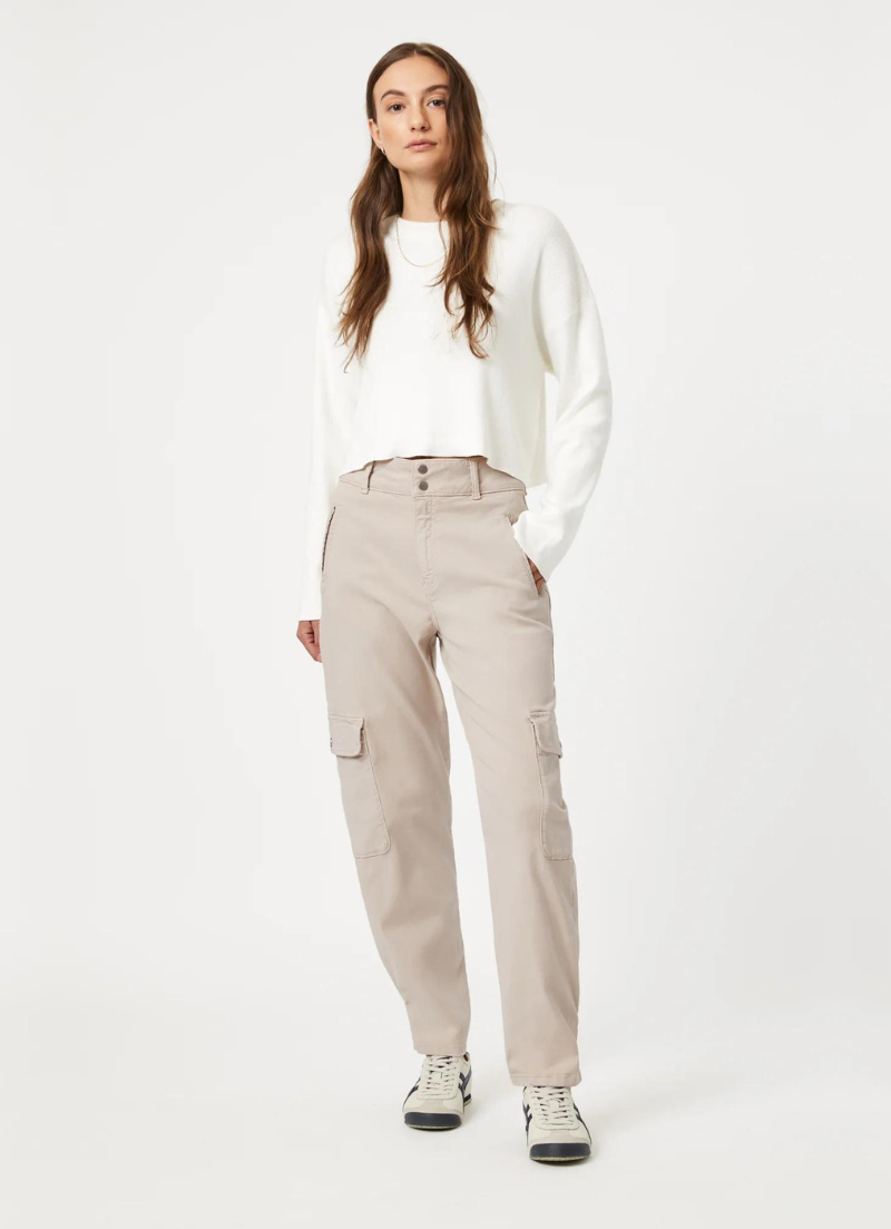 Elsie | Silver Grey Luxe Twill