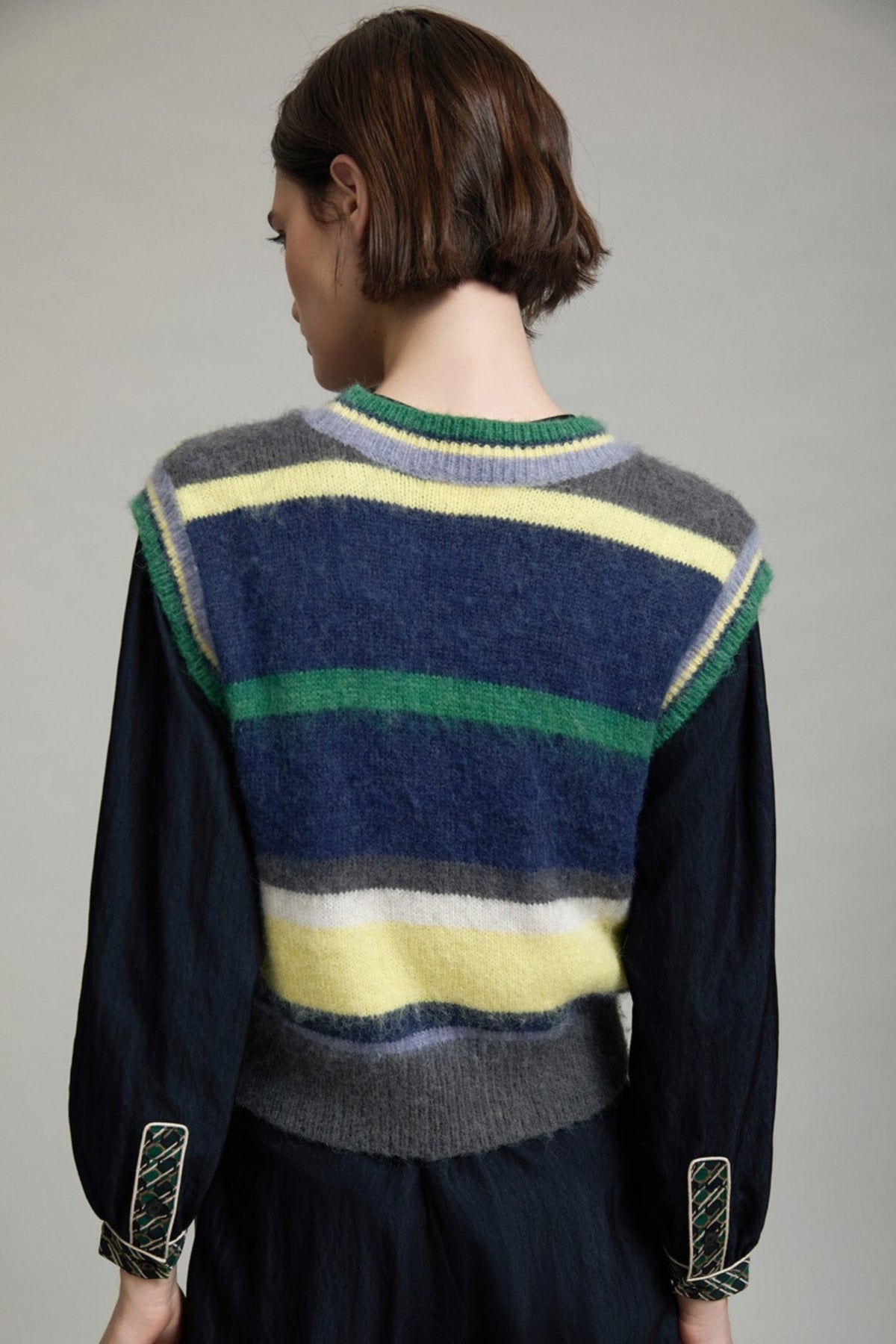 Stripe Knit Vest