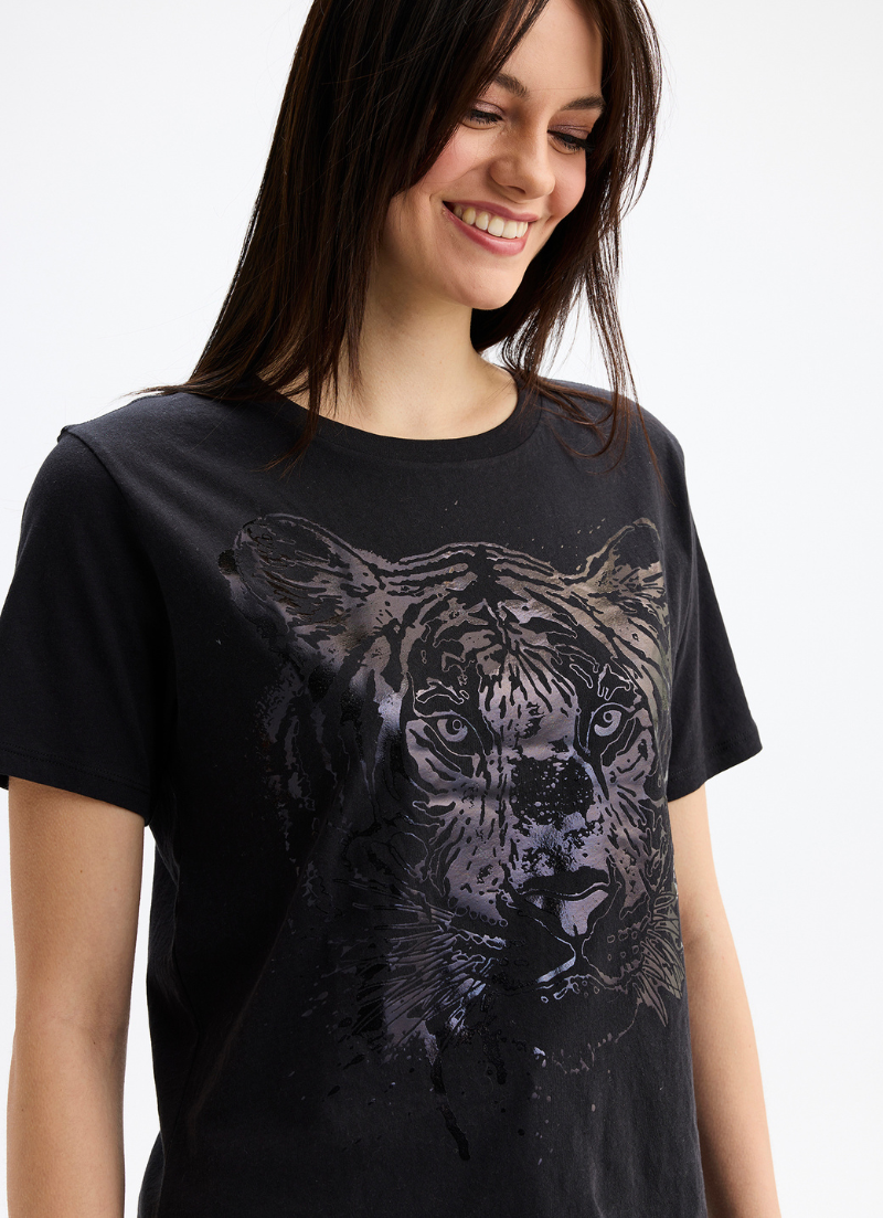 T-shirt Feuille de Tigre
