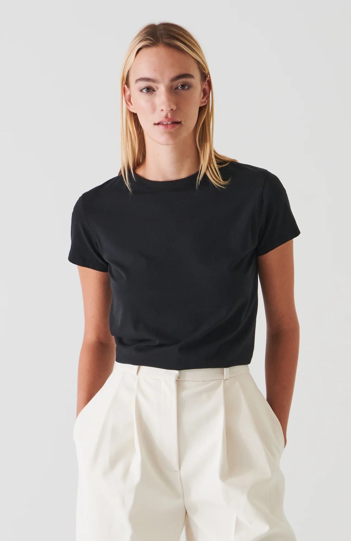 Pima Cotton Stretch Slim T-Shirt