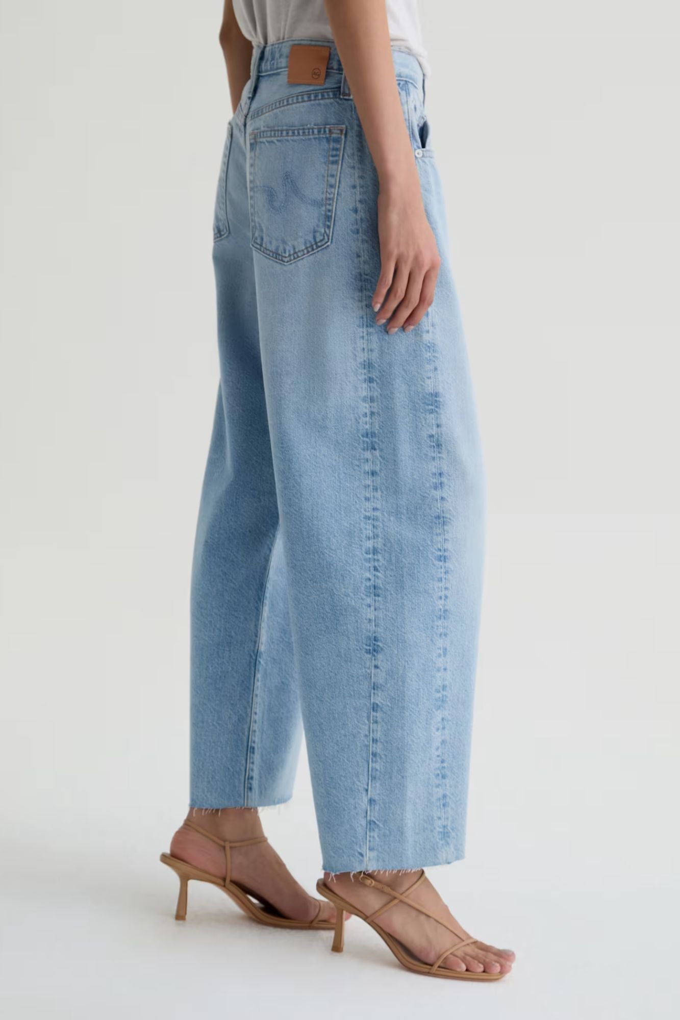 Hattie Crop High-Rise Barrel