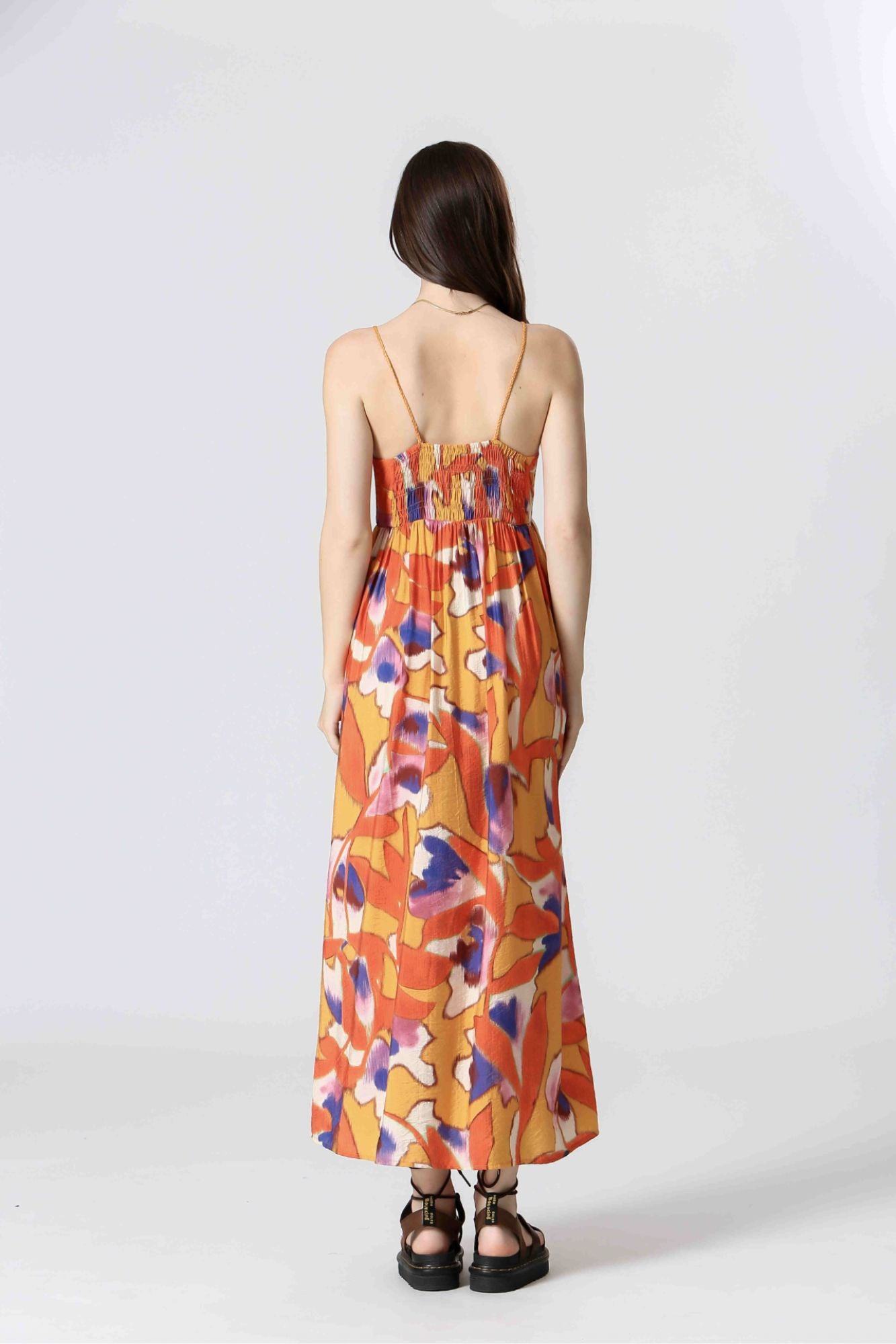 Long Printed Dress