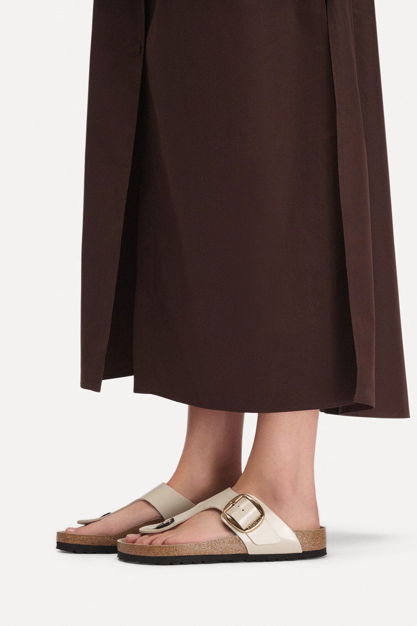 Gizeh Big Buckle Natural Leather Patent