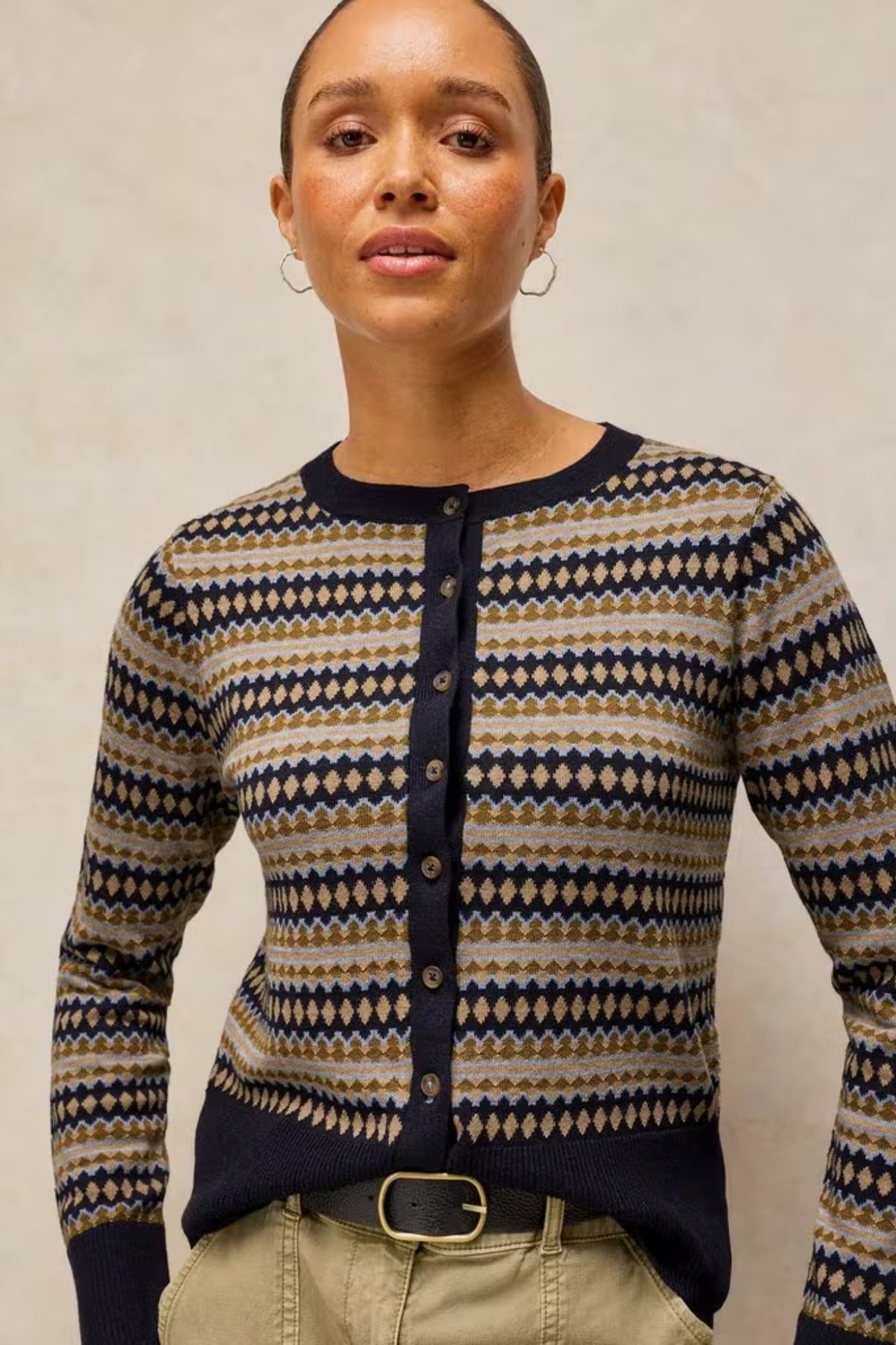 Lois Fairisle Cardigan