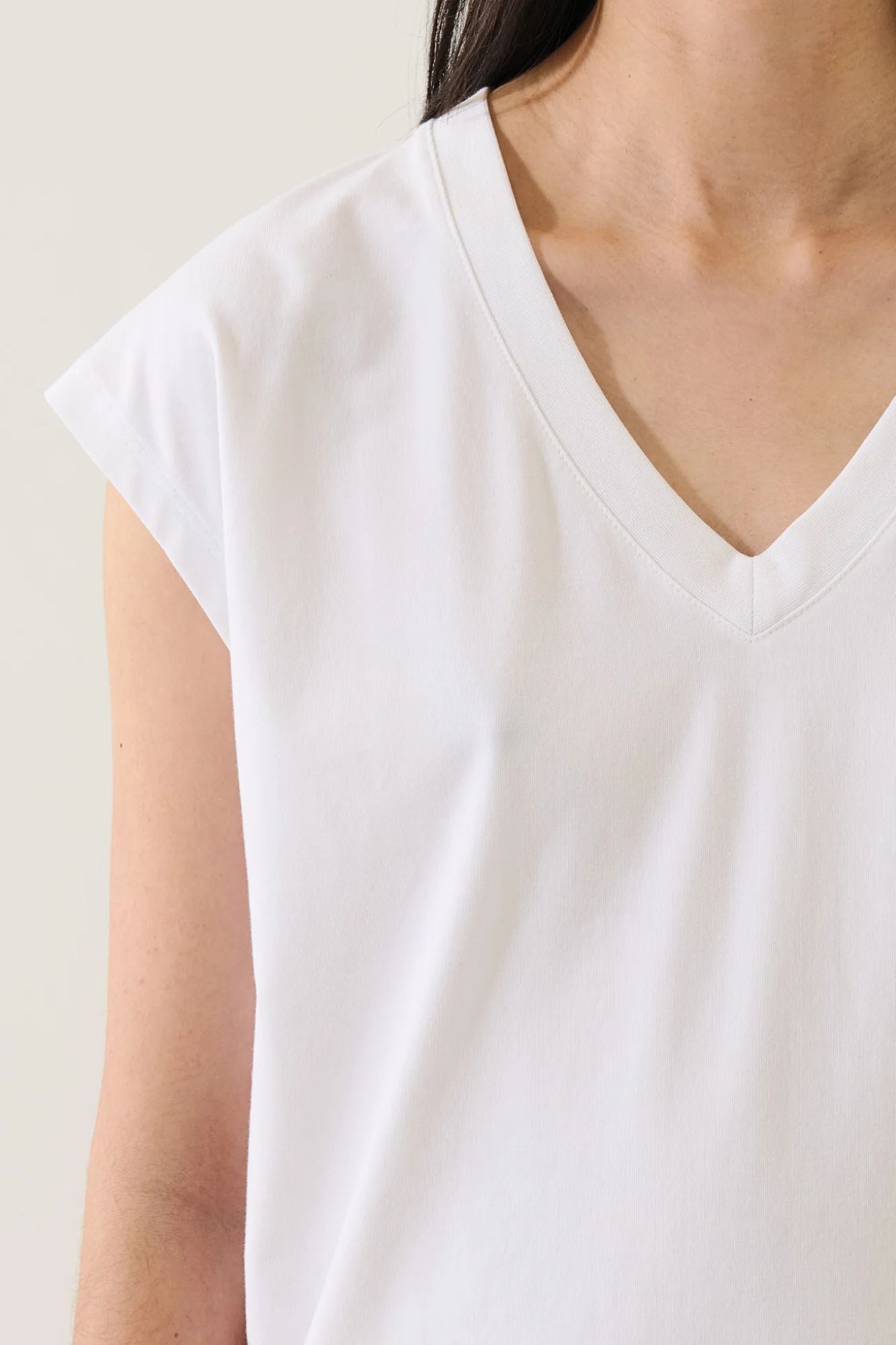 Iconic V Neck Dolman Tee