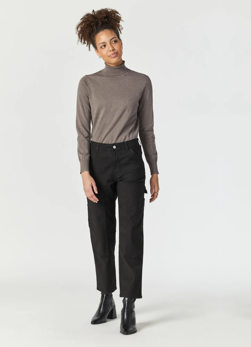 Luisa | Black Luxe Twill