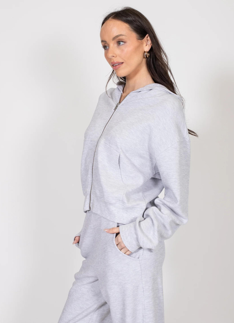 Waffle Knit Sister Hoodie