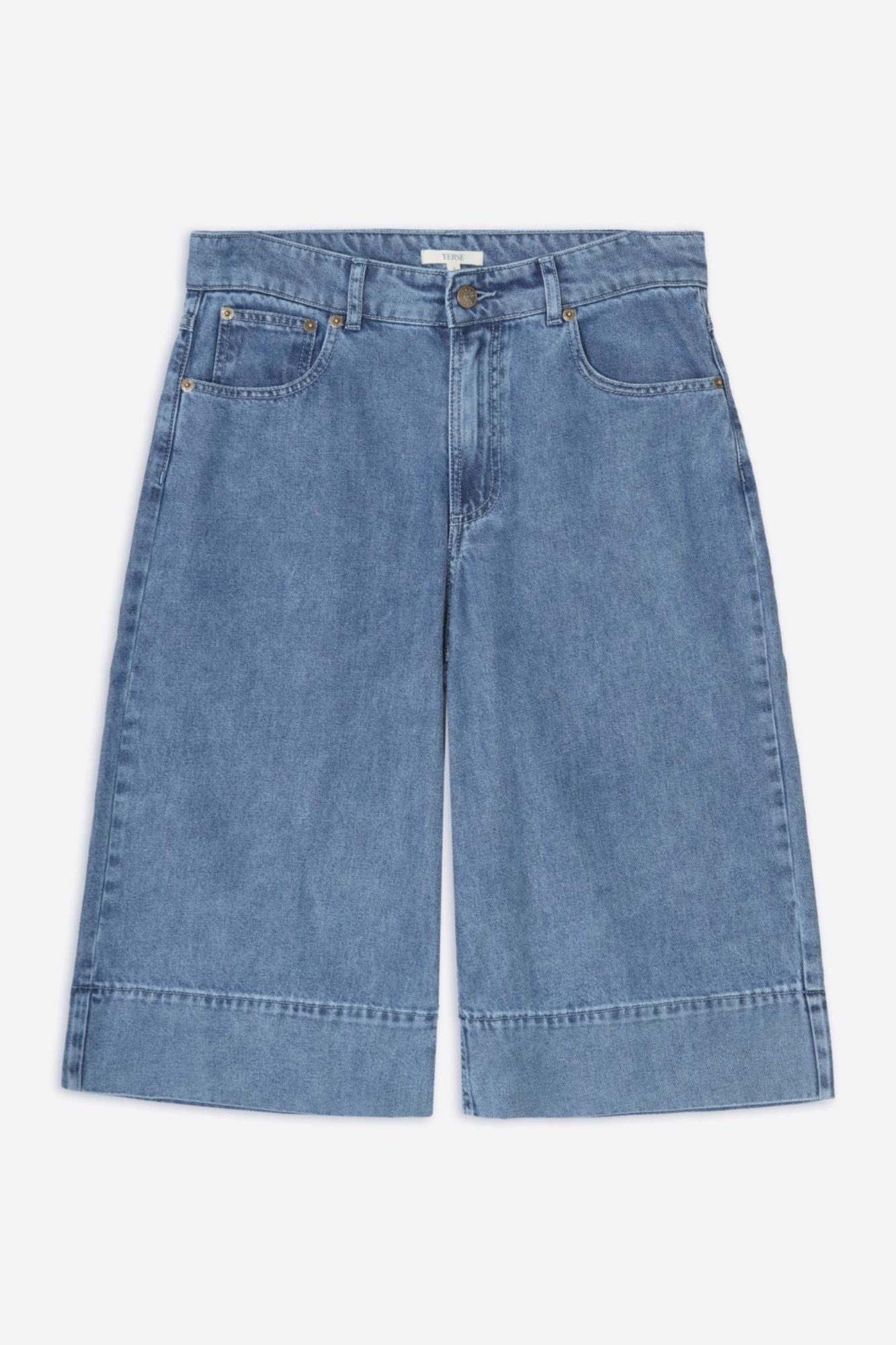 Denim Bermuda Shorts