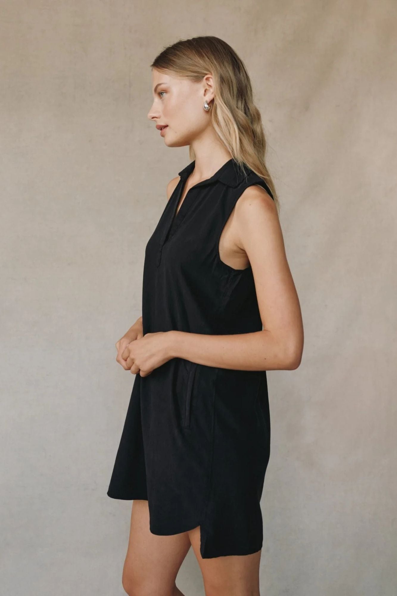Sleeveless A Line Dress