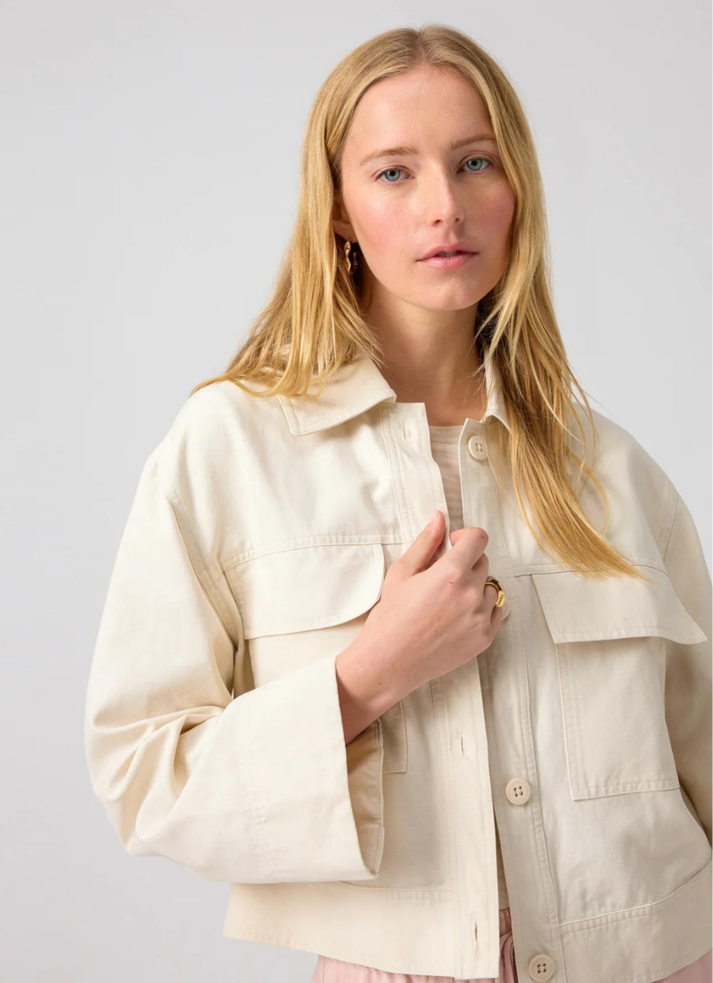 Lila Canvas Jacket