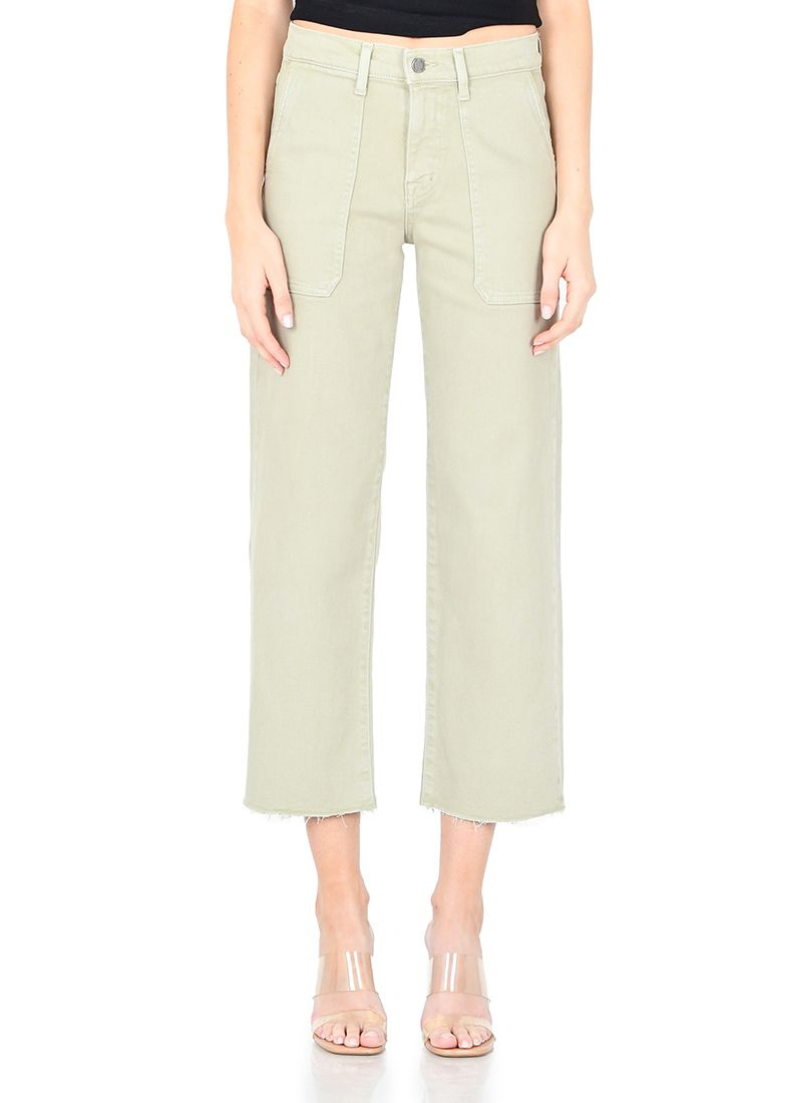 Farrah Crop | Light Olive