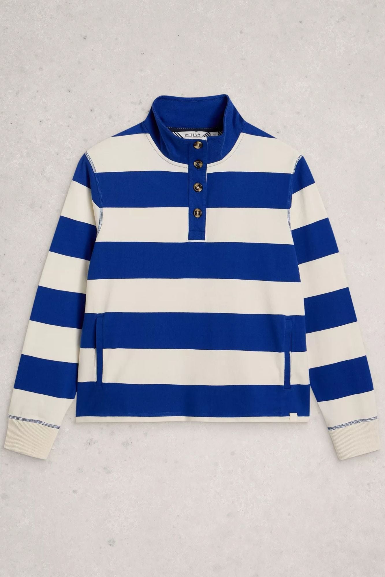Bobby Button Stripe Sweatshirt