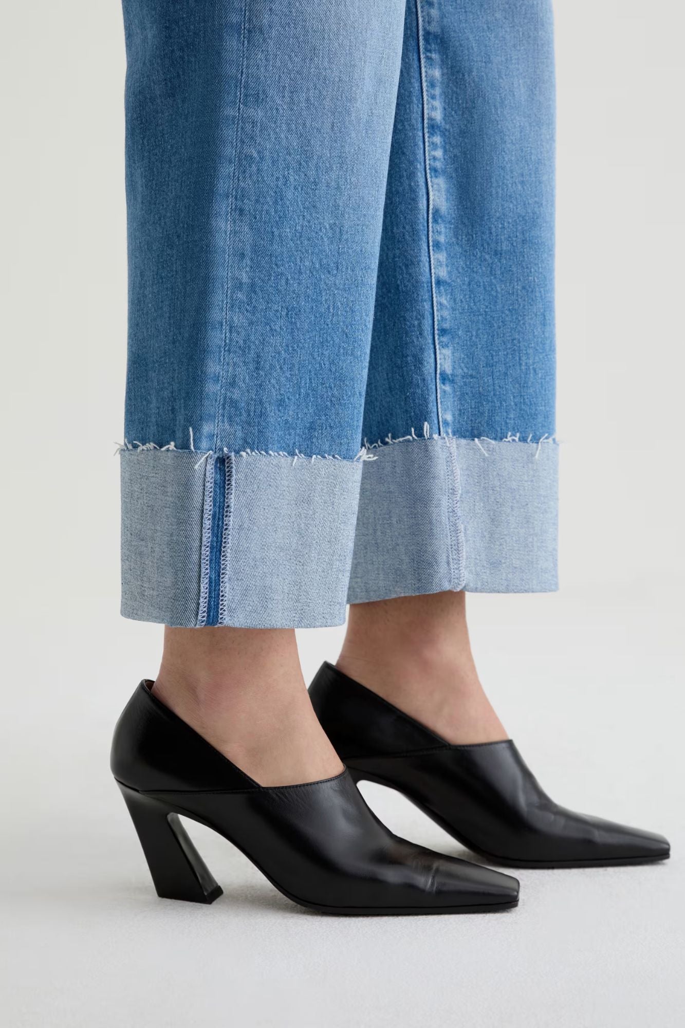 Kora Ankle Cuffed High-Rise Wide Leg