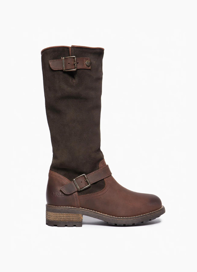 Botte haute Bridge Cesar en daim