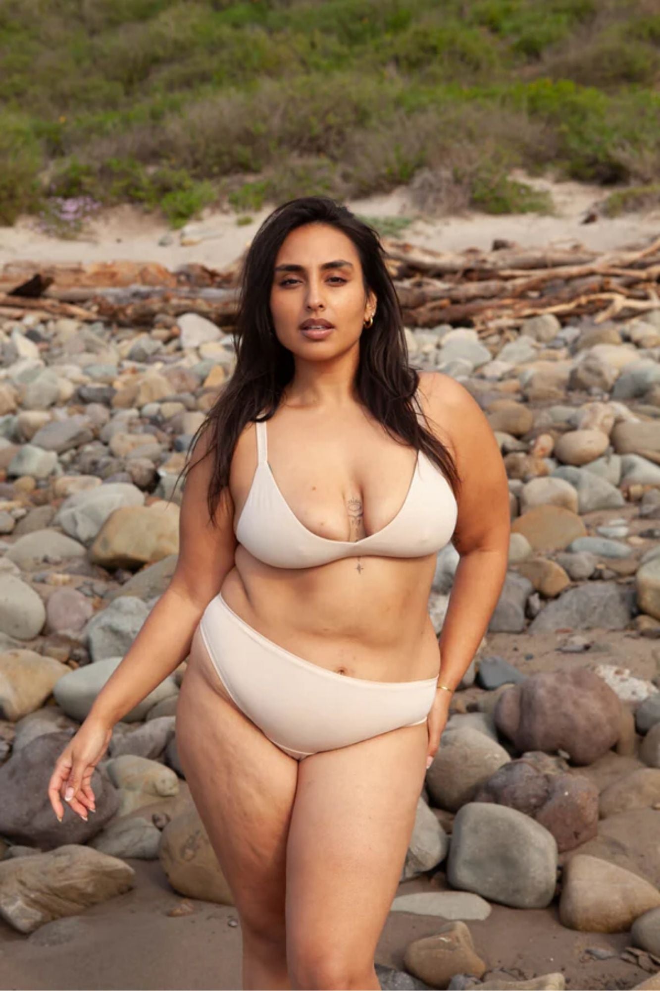 High Rise Bikini Mineral Undies | Beige