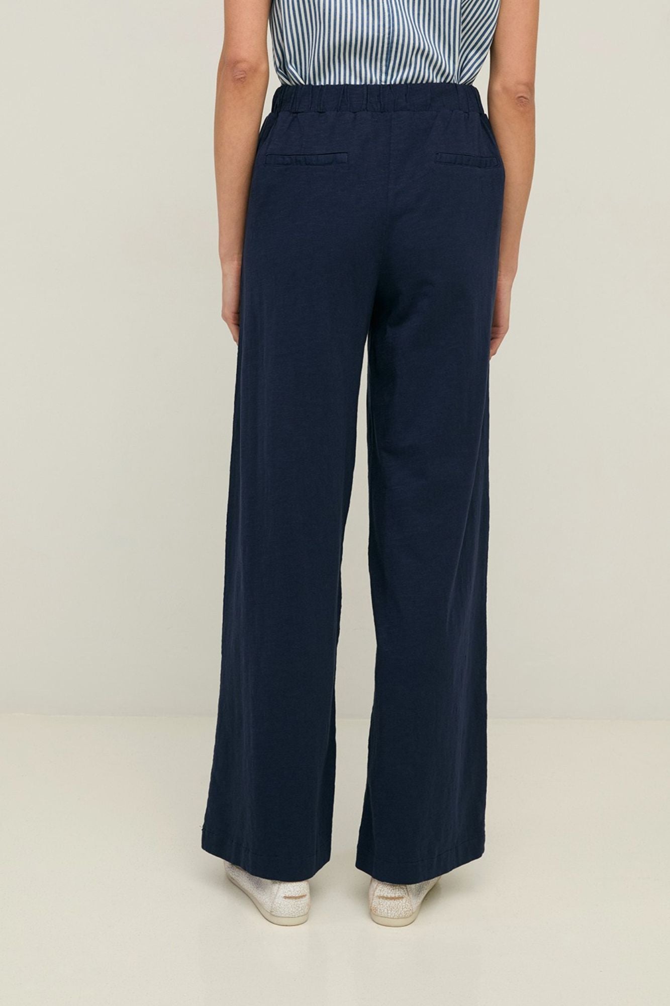 Wide Leg Flame Trousers