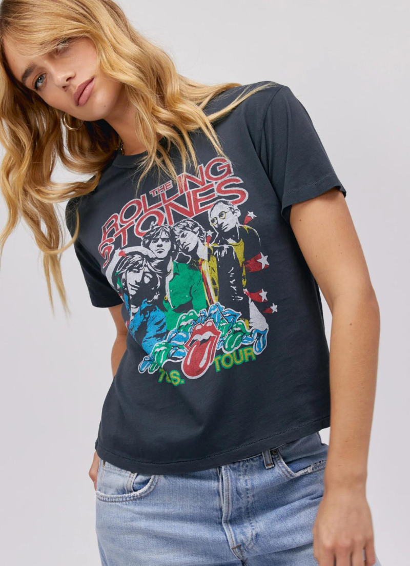 T-shirt Ringer des Rolling Stones 78 US Tour