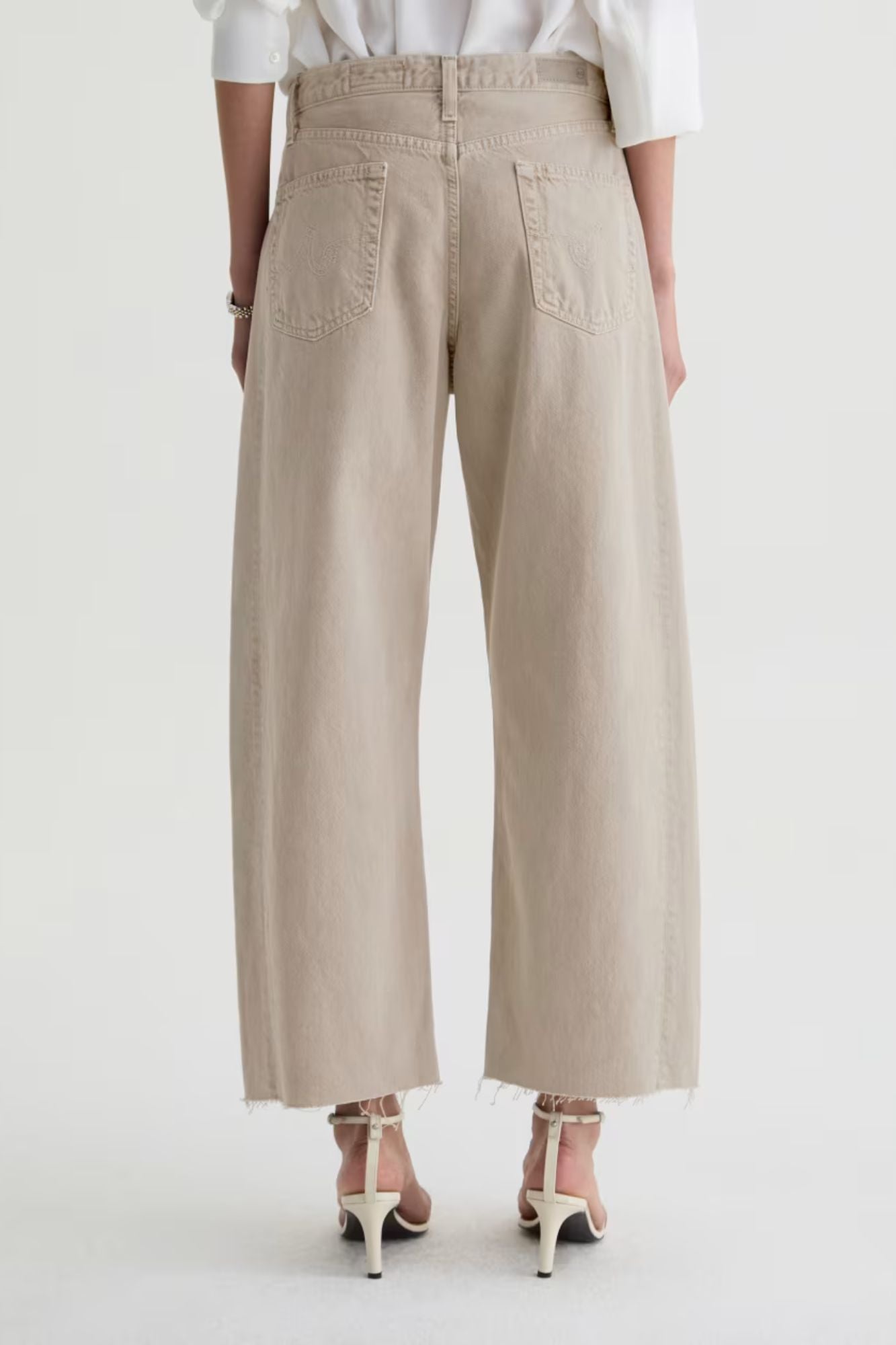 Hattie Crop High-Rise Barrel