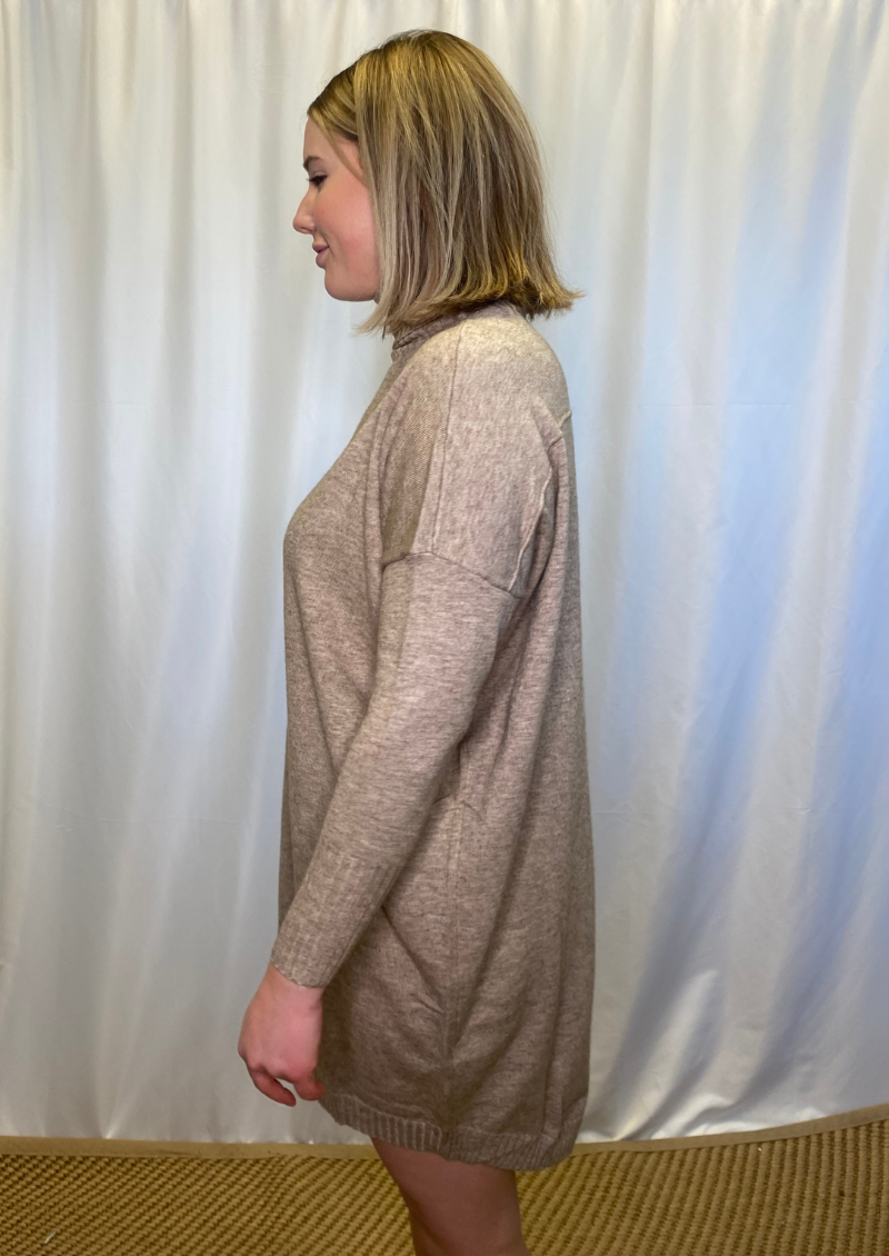 Maya Cocoon Sweater Dress