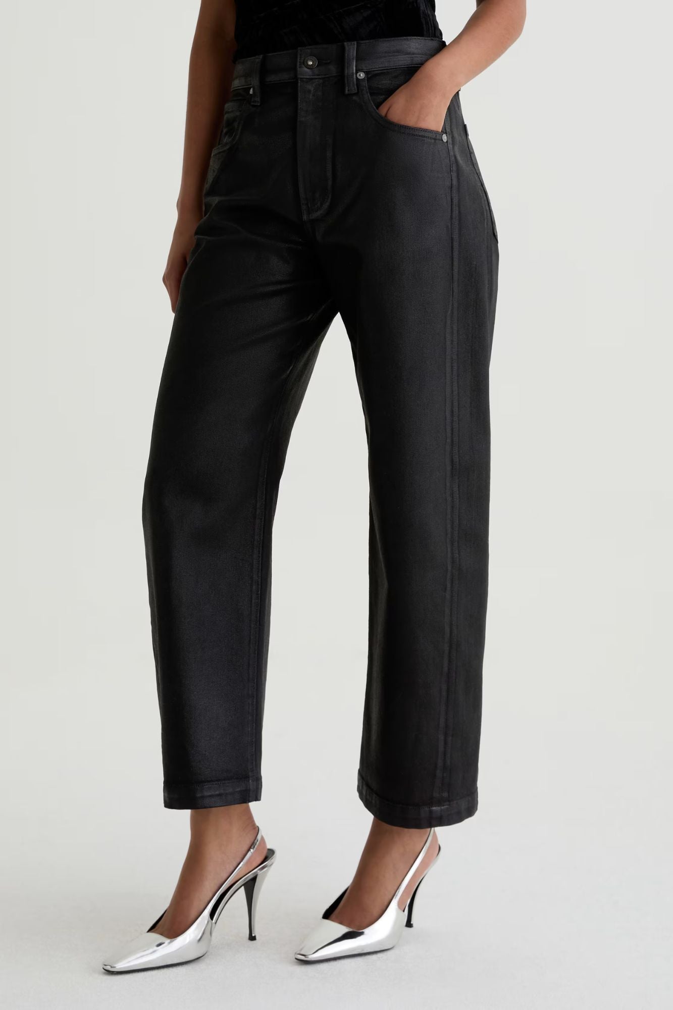 Hattie Crop High-Rise Barrel