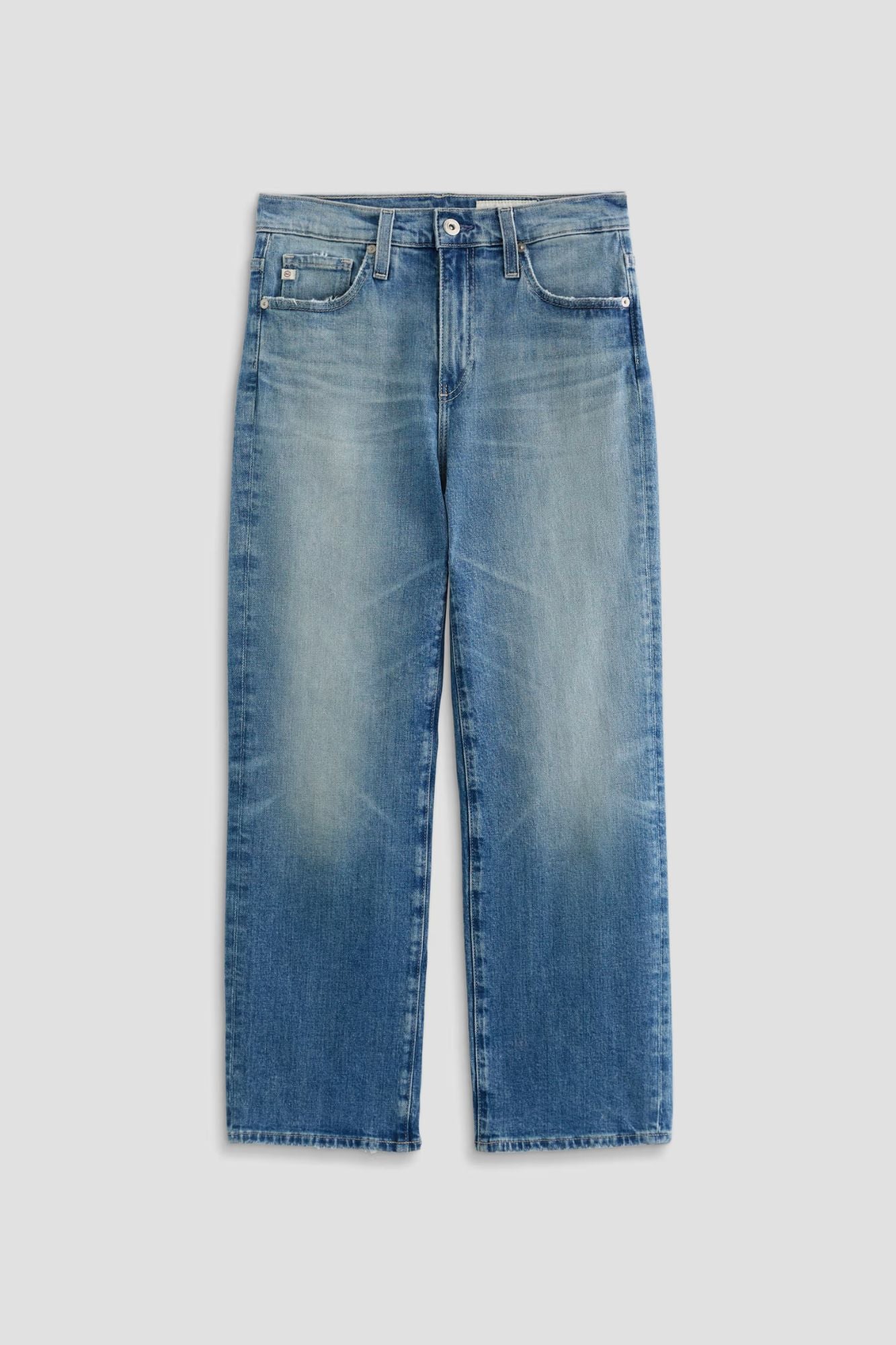 Brinley Crop Mid-Rise Straight Leg