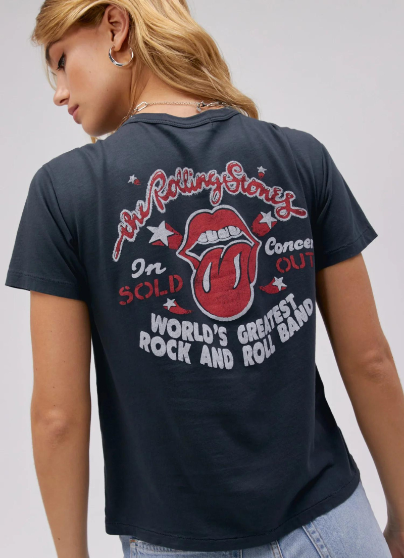 T-shirt Ringer des Rolling Stones 78 US Tour