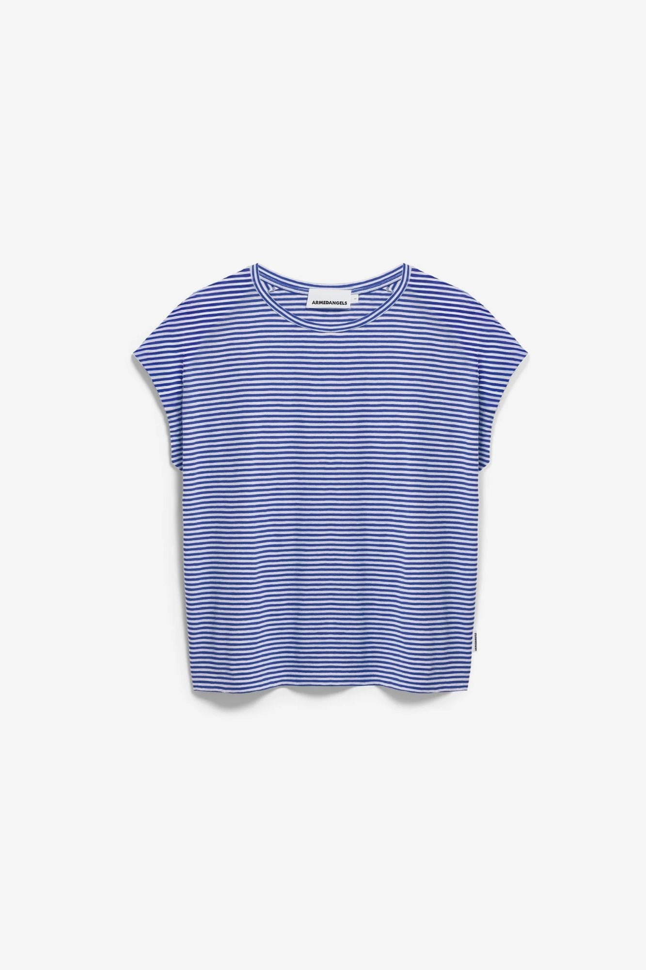 Slub Jersey Stripe T- Shirt