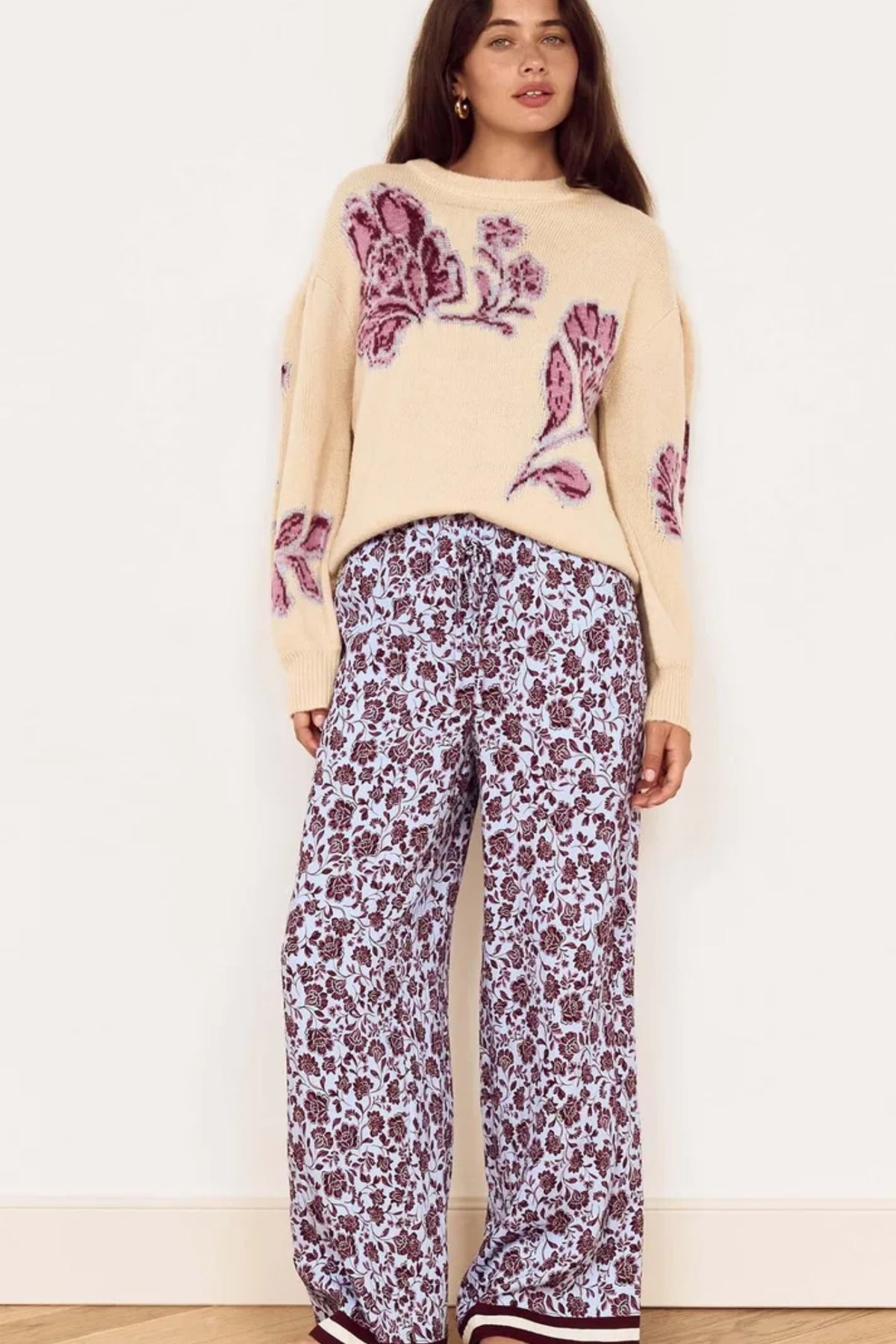 Ophelia Intarzia Sweater
