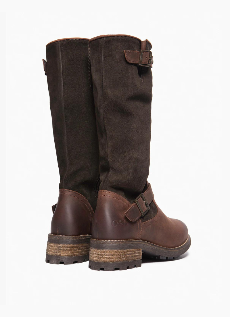 Botte haute Bridge Cesar en daim