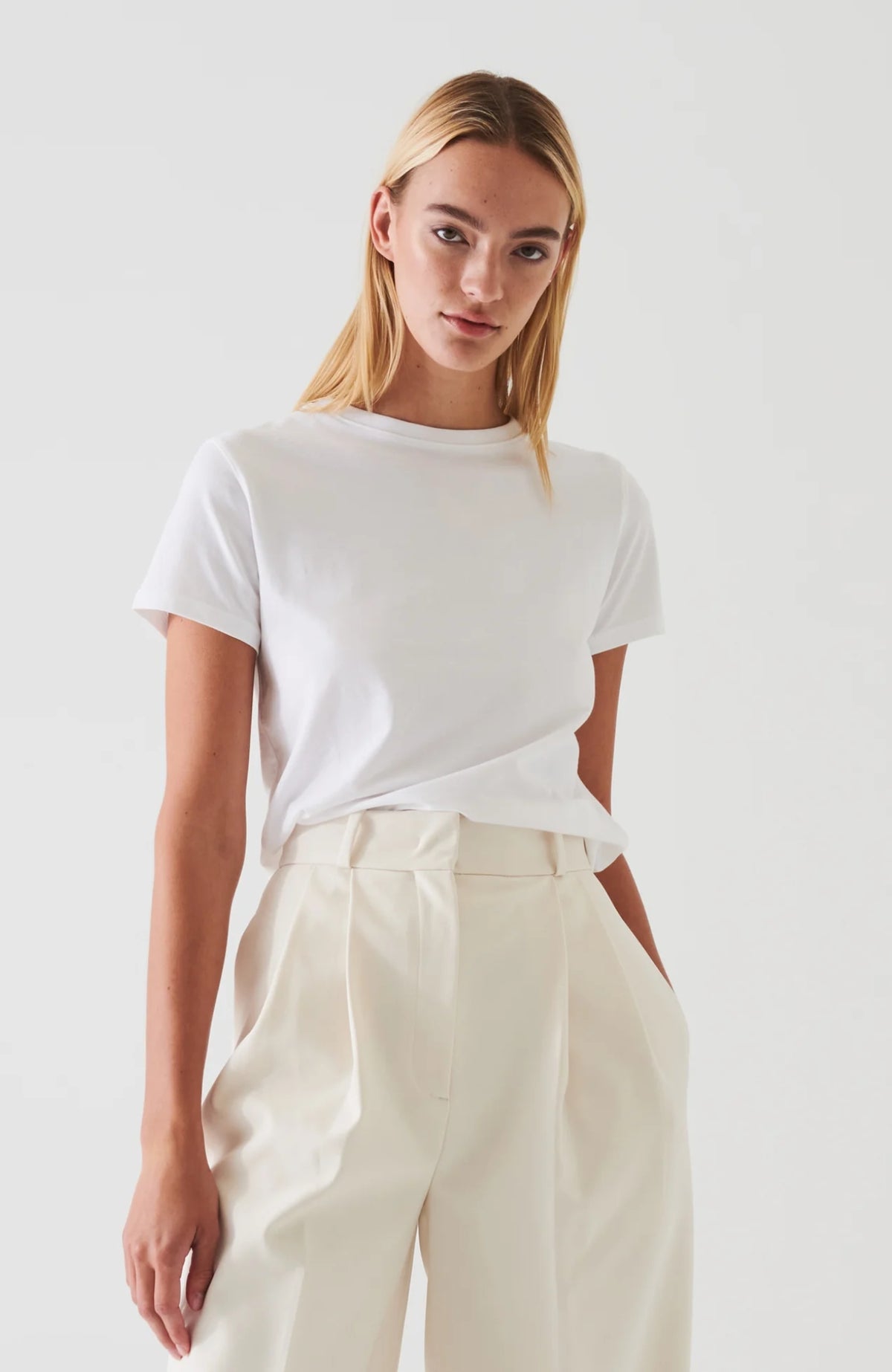 Pima Cotton Stretch Slim T-Shirt