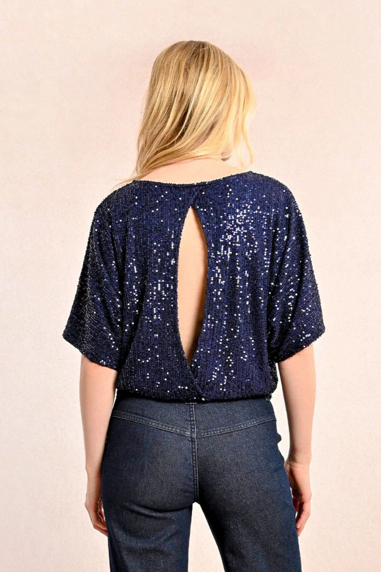 Sherry Sequin Top