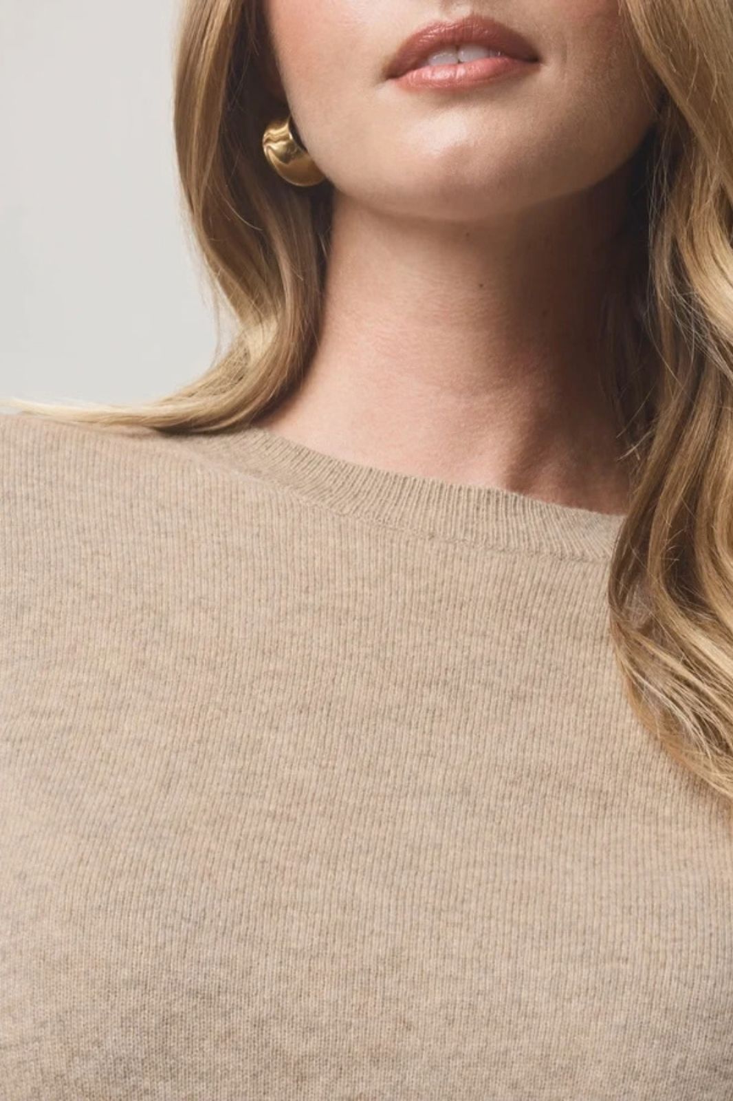 Tori Cashmere Crewneck Sweater